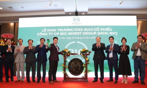 Cổ phiếu Big Invest Group (BIG) chào sàn Upcom tăng kịch trần