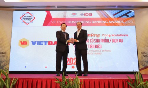 Vietbank nhận giải Ngân hàng có Sản phẩm/Dịch vụ sáng tạo tiêu biểu 2020