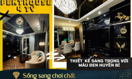 Penthouse 4 tỷ rộng 72m2 “phủ kín” màu đen của cặp vợ chồng Sài Gòn: Làm lại 100% nội thất, thiết kế cá tính, tông màu huyền bí vạn người mê